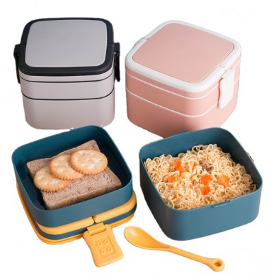 1000ml PP Container Bento Lunch Box Food Container Storage Microwave Safe