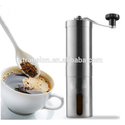 Manual Coffee Grinder With Adjustable, Conical Ceramic Burr Supreme Grind Ergonomic Hand Crank Mills