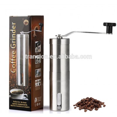 Ceramic Stainless Steel Manual Coffee Grinder Coffee Mill