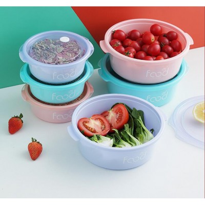 BPA Free 3pcs Plastic Containers with Lids